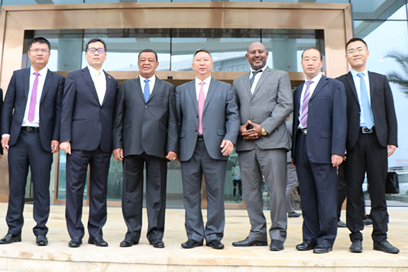   Ethiopia President Mulatu's visit to San Sheng Pharmaceutical Co., Ltd.