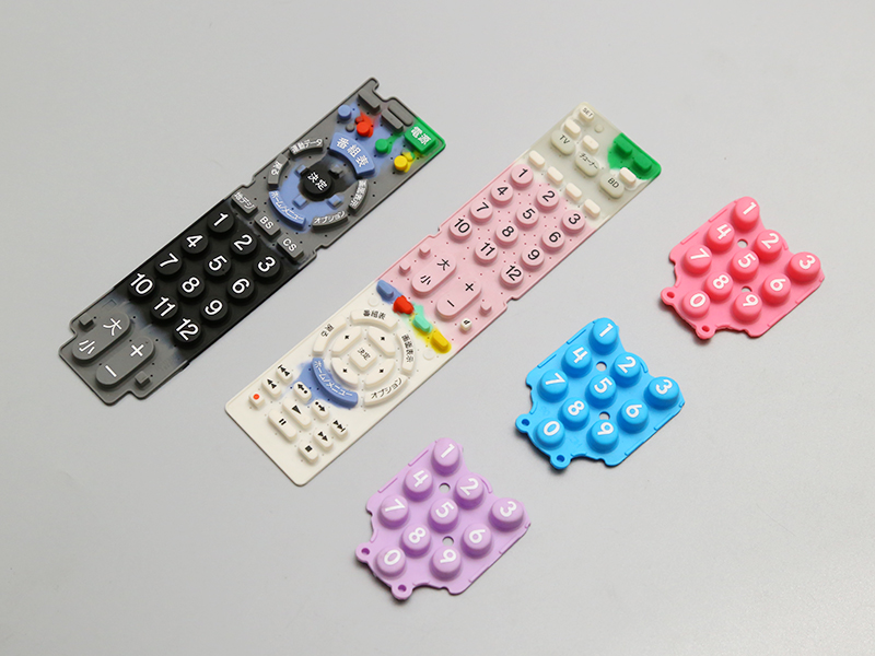硅膠遙控器按鍵、兒童玩具按鍵膠產品-HC-004