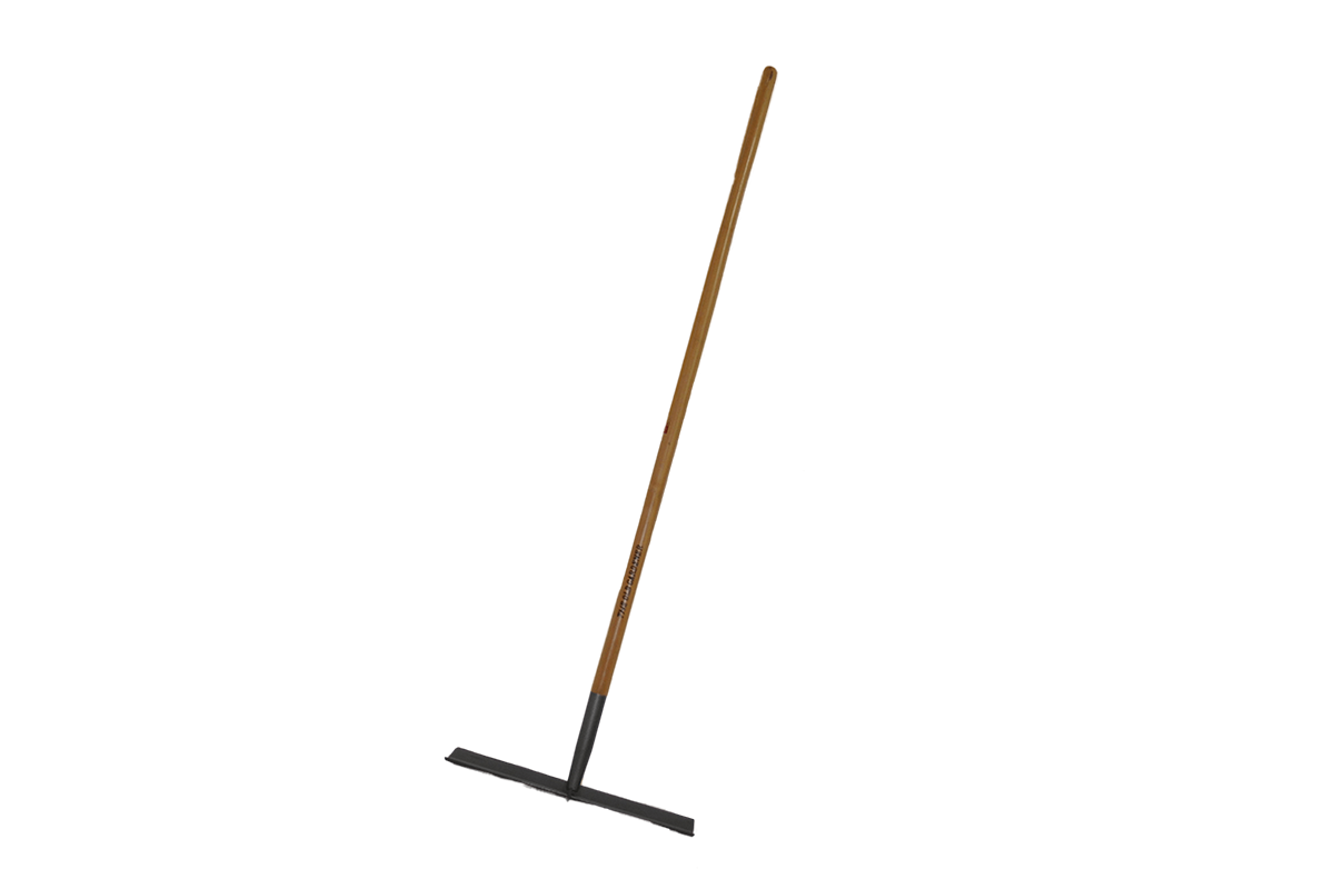 Long-wood-handle-level-rake
